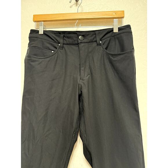 LULULEMON Mens Active Althleisure ABC PANT SLIM Black Size 31 - Picture 7 of 7